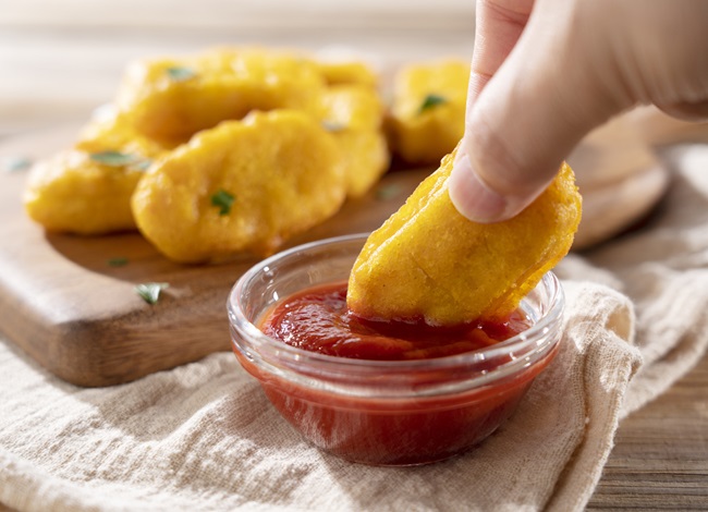 gezonde saus bij veggie nuggets
